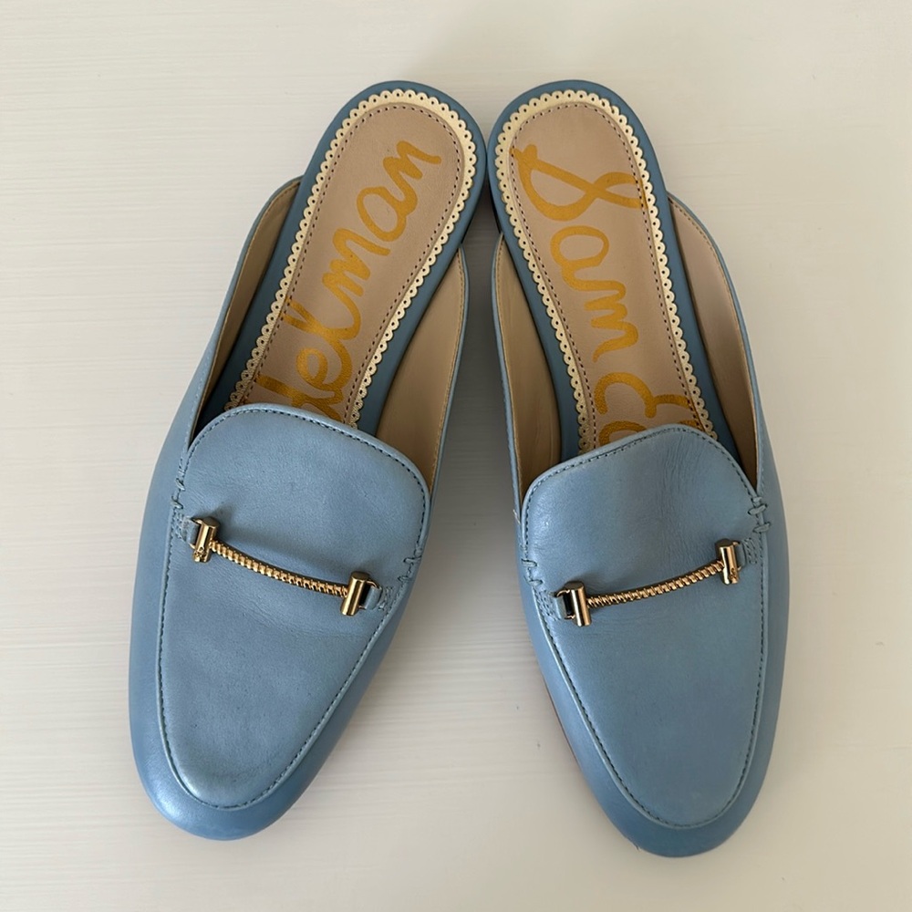 Sam Edelman Blue mule.